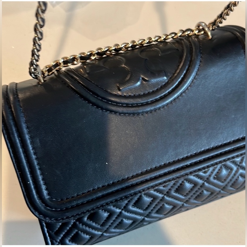 Tory Burch Fleming Shoulder Bag Soft Leather